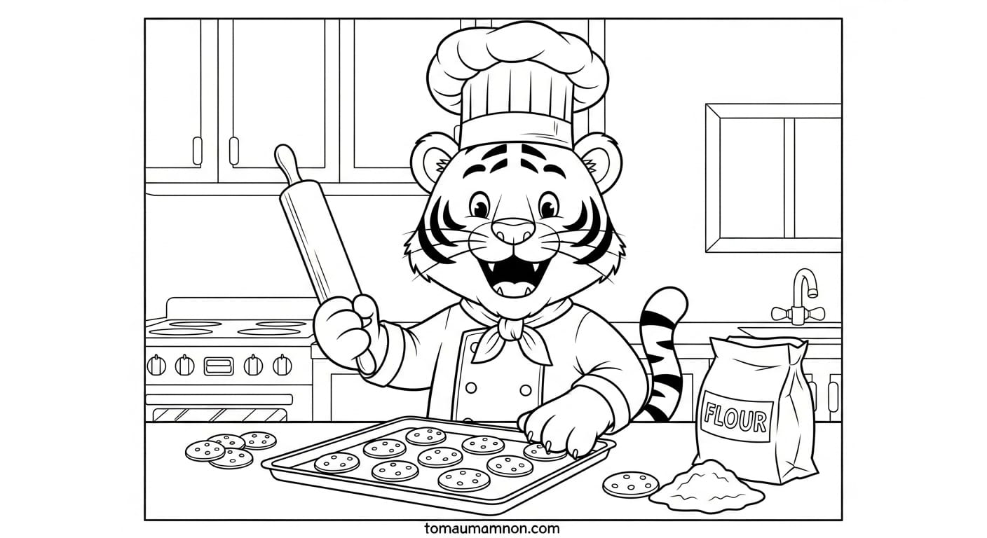 Cận cảnh khuôn mặt hổ