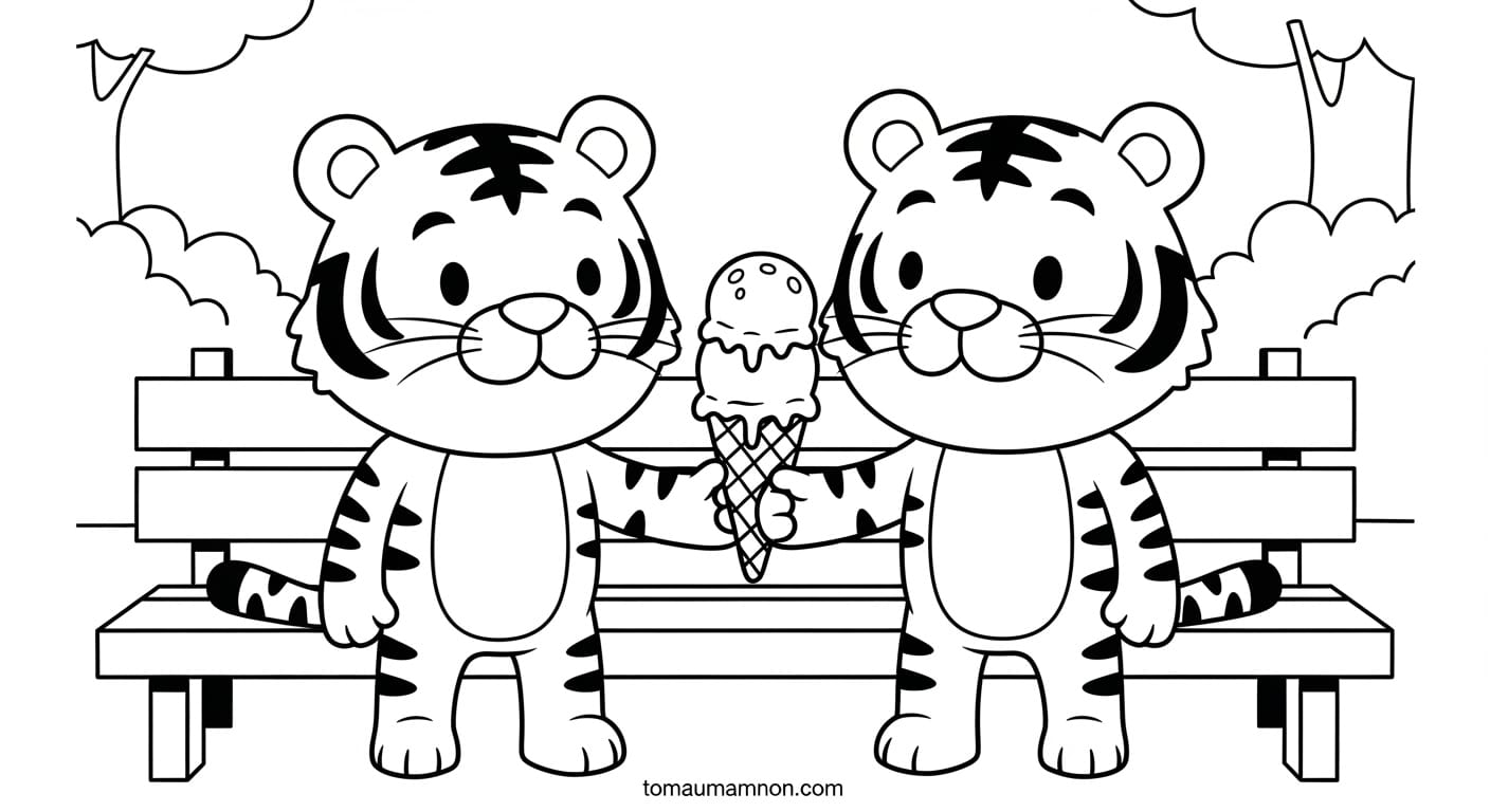 Hổ giữa rừng xanh