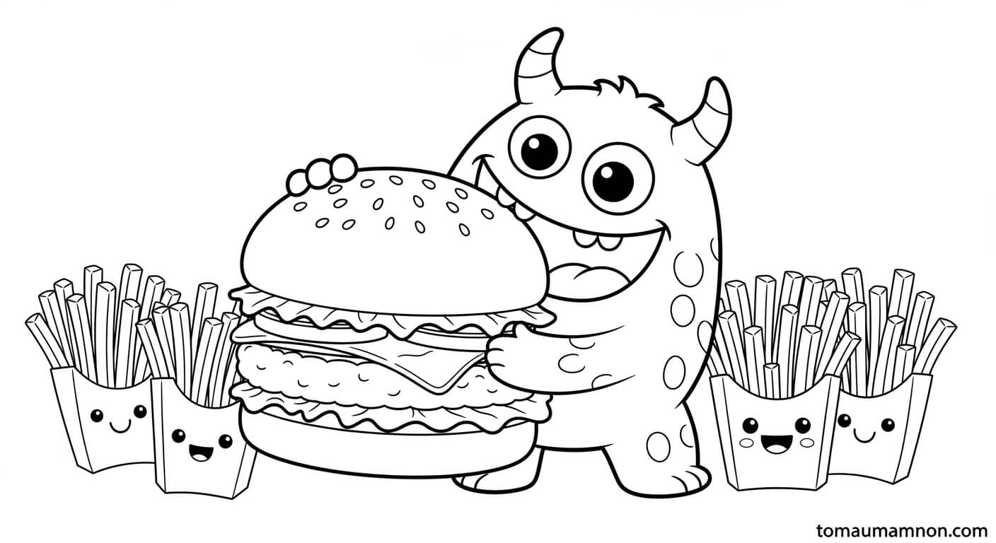 Tranh Đồ Ăn Bữa sáng với bánh mì