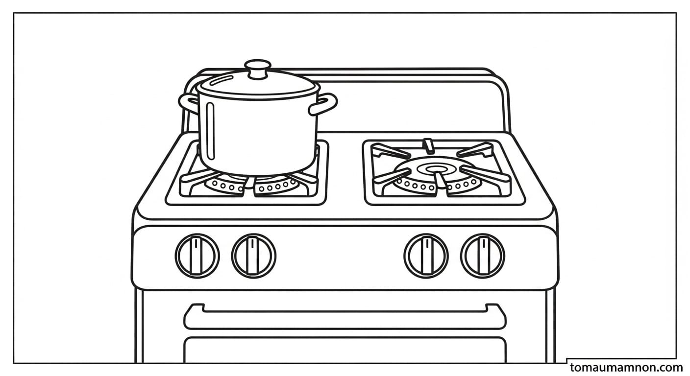 tô màu lò vi sóng