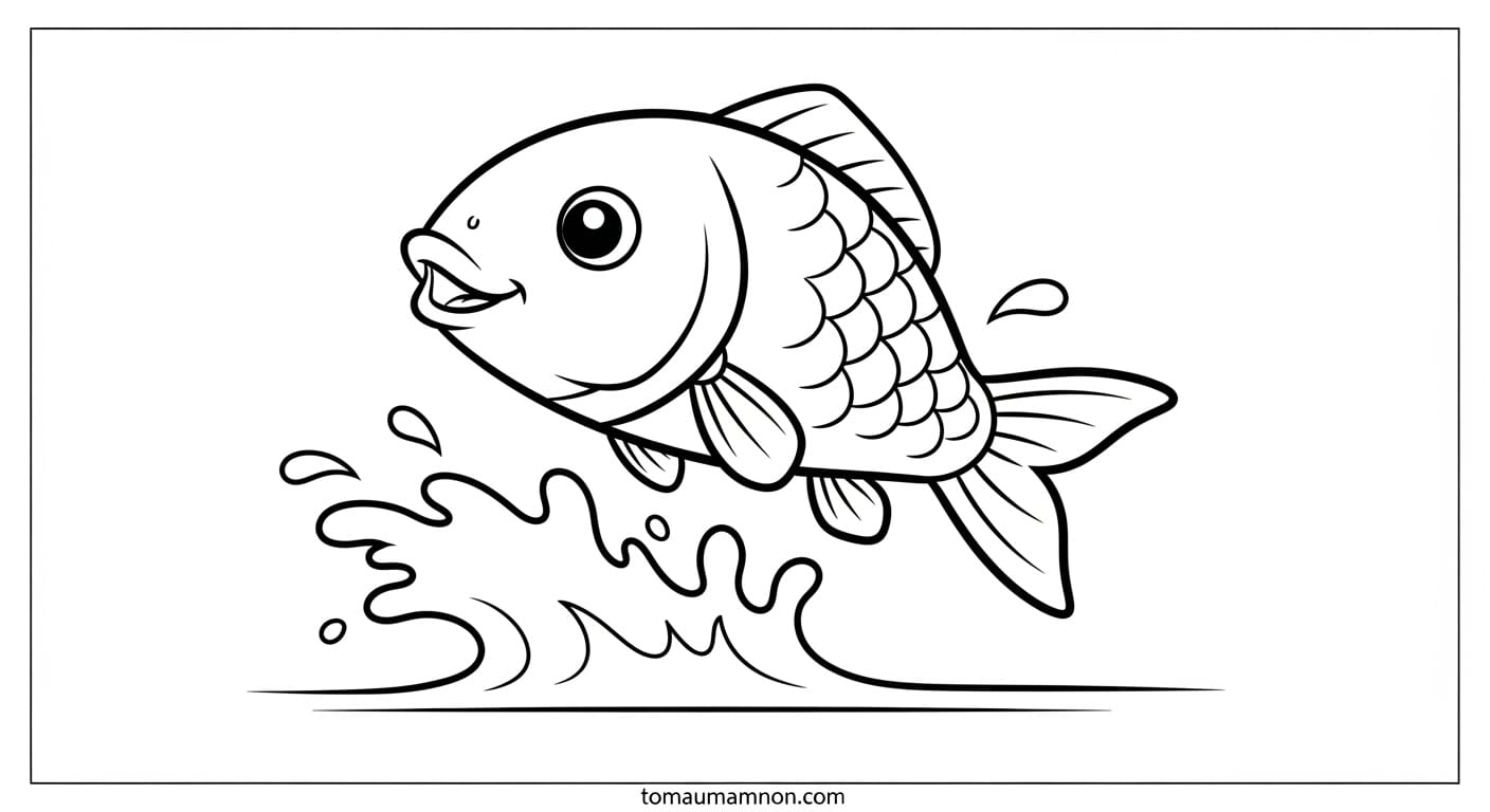 Tranh Đông Hồ Cá Chép Tranh Đông Hồ Cá Chép 3