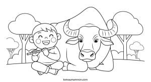 tranh dong ho chan trau thoi sao 25