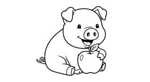 tranh dong ho con lon 1