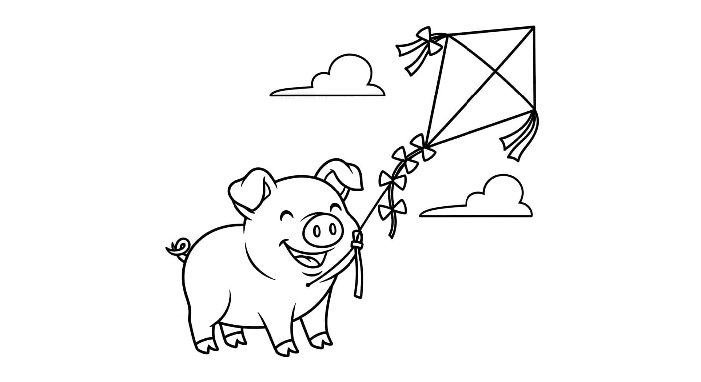 hình ảnh con lợn tranh đông hồ