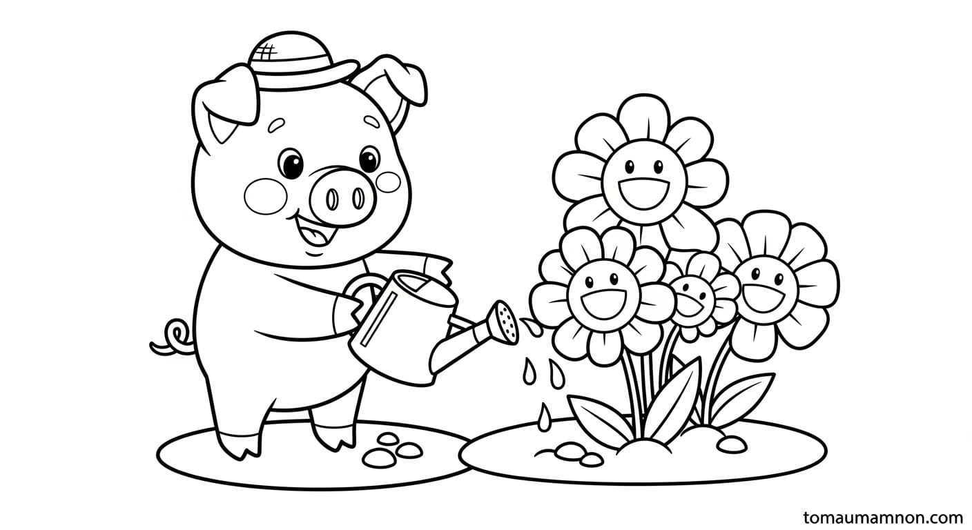 con lợn tranh đông hồ