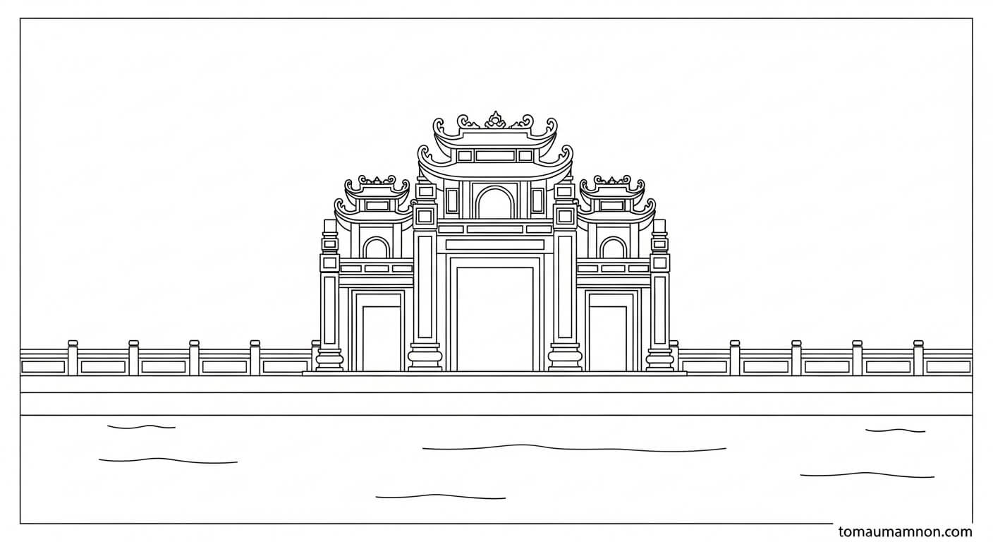 Hồ và thiên nhiên xung quanh