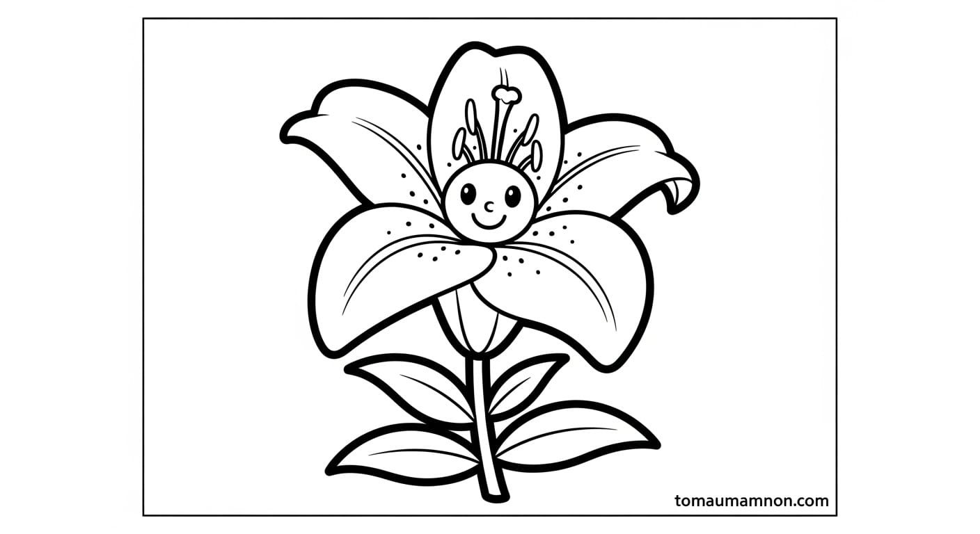 Tranh Hoa Ly Tranh hoa ly đơn giản