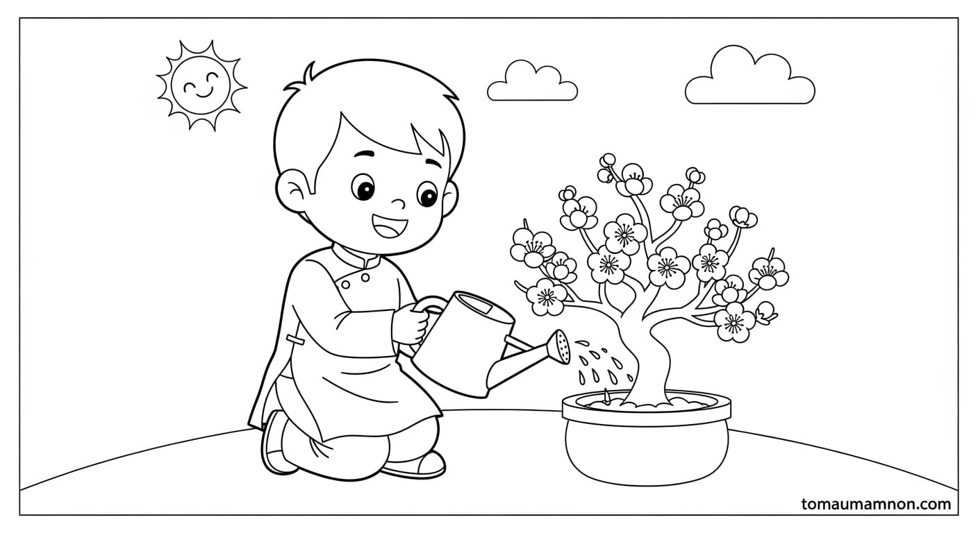 Tranh Hoa Mai hoa mai 3