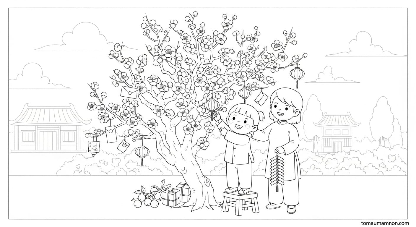 Tranh Hoa Mai hoa mai 7