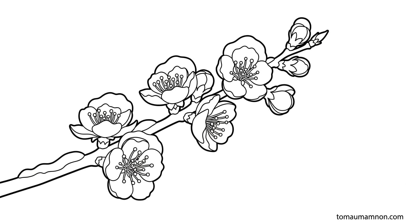 Tranh Mùa Đông Chú chim sẻ trên cành