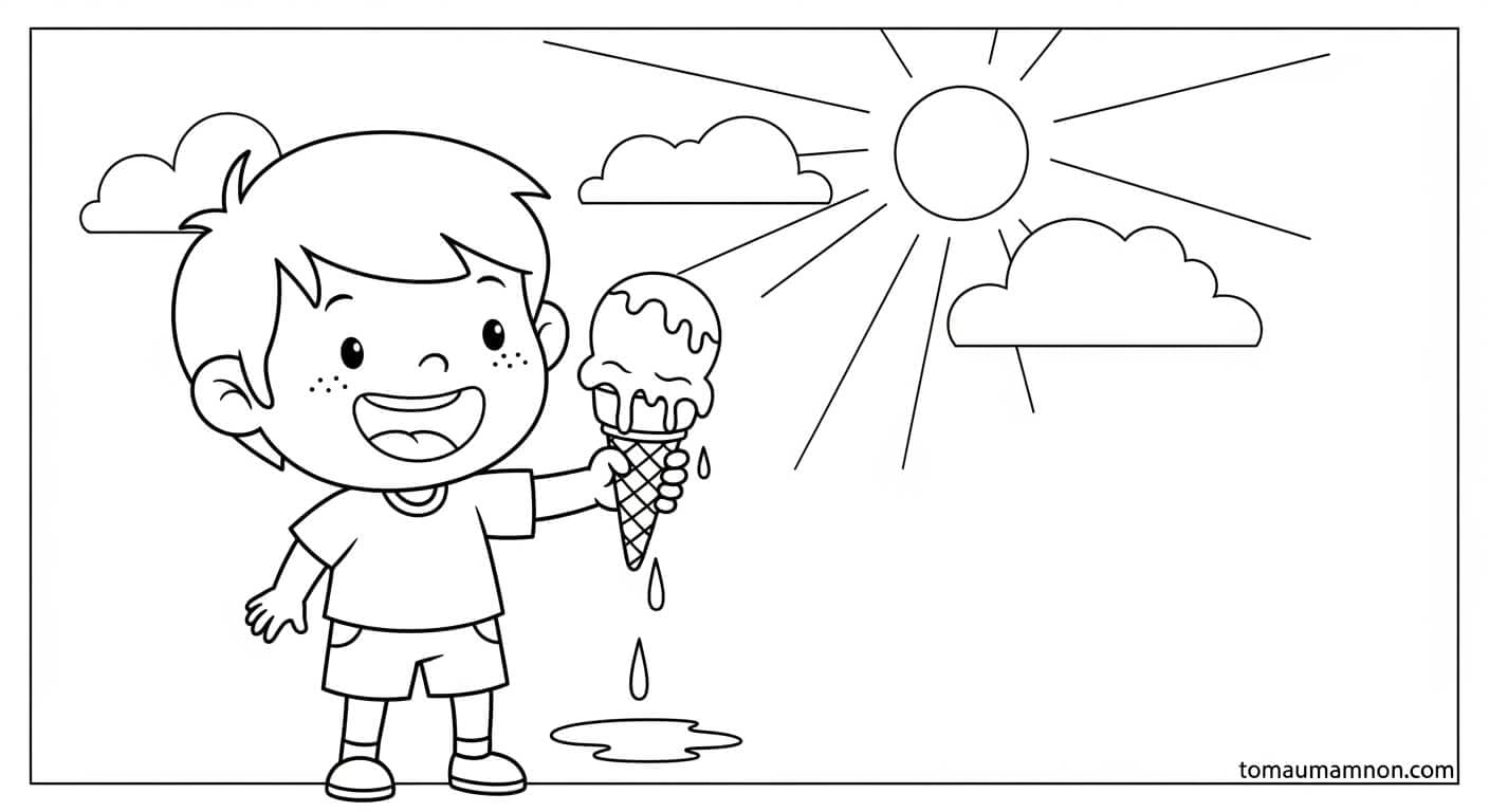 Tranh Mùa Hè tranh mùa hè 4