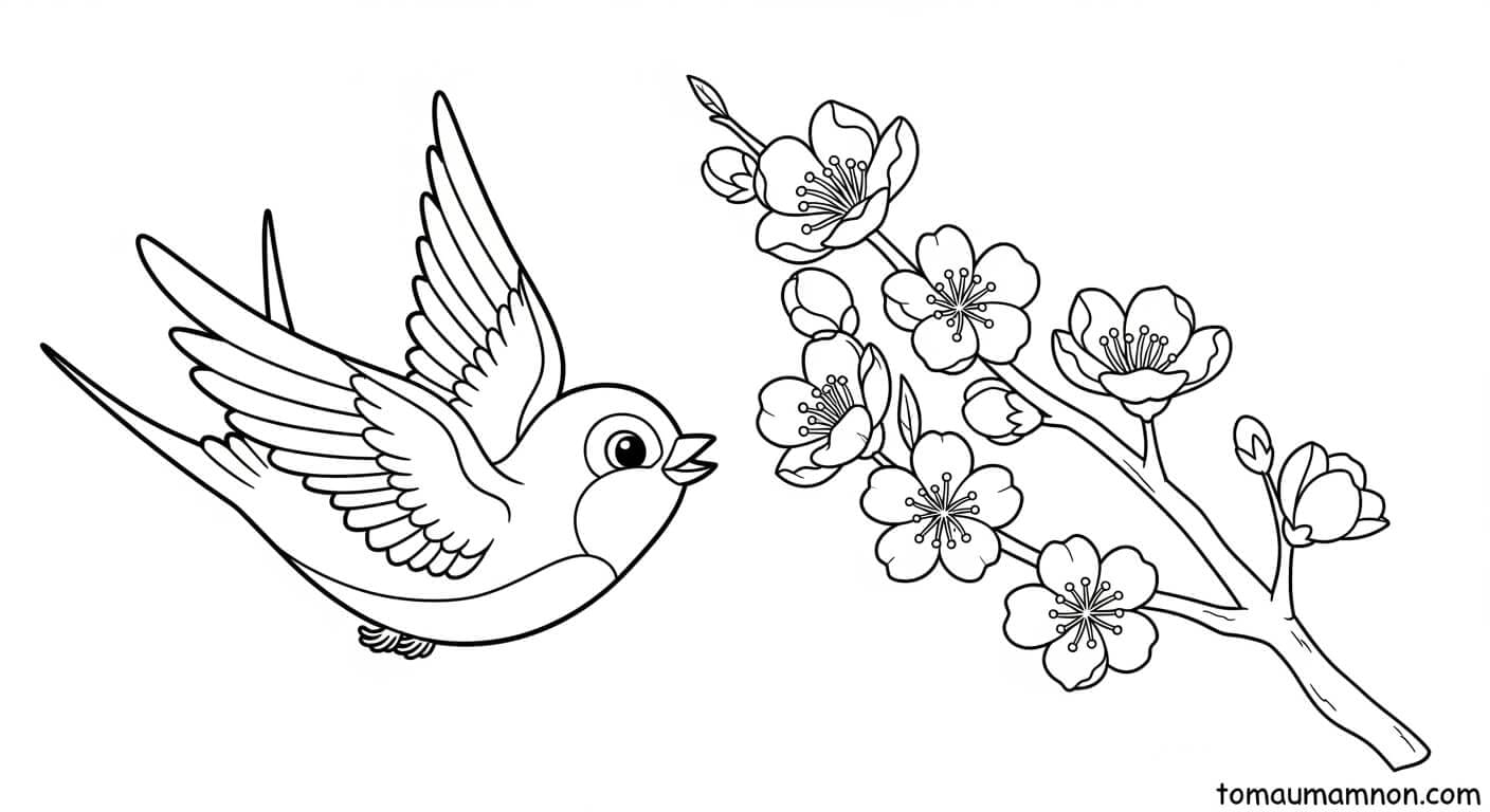 Tranh Mùa Xuân Cánh đồng hoa tulip