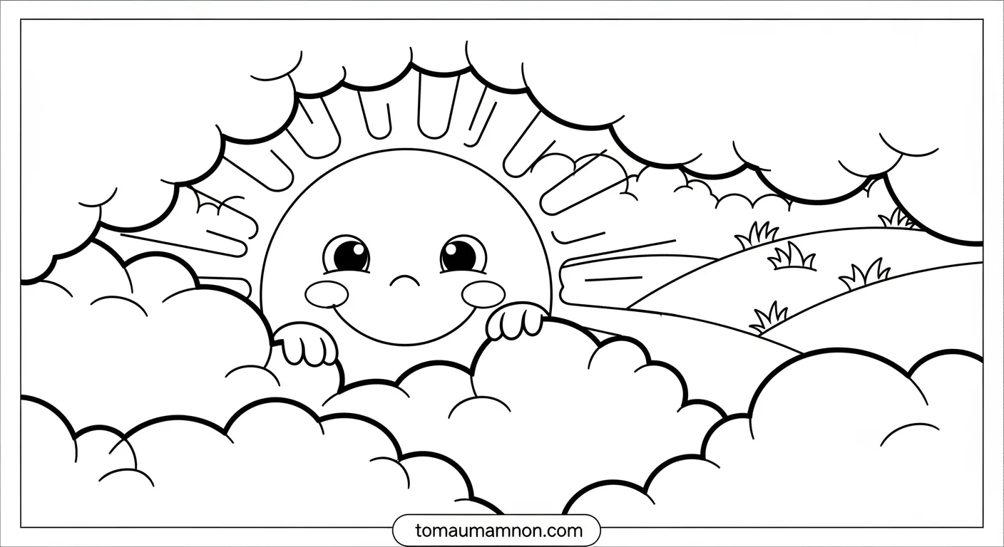 Tranh Mùa Xuân nụ hoa trên cây