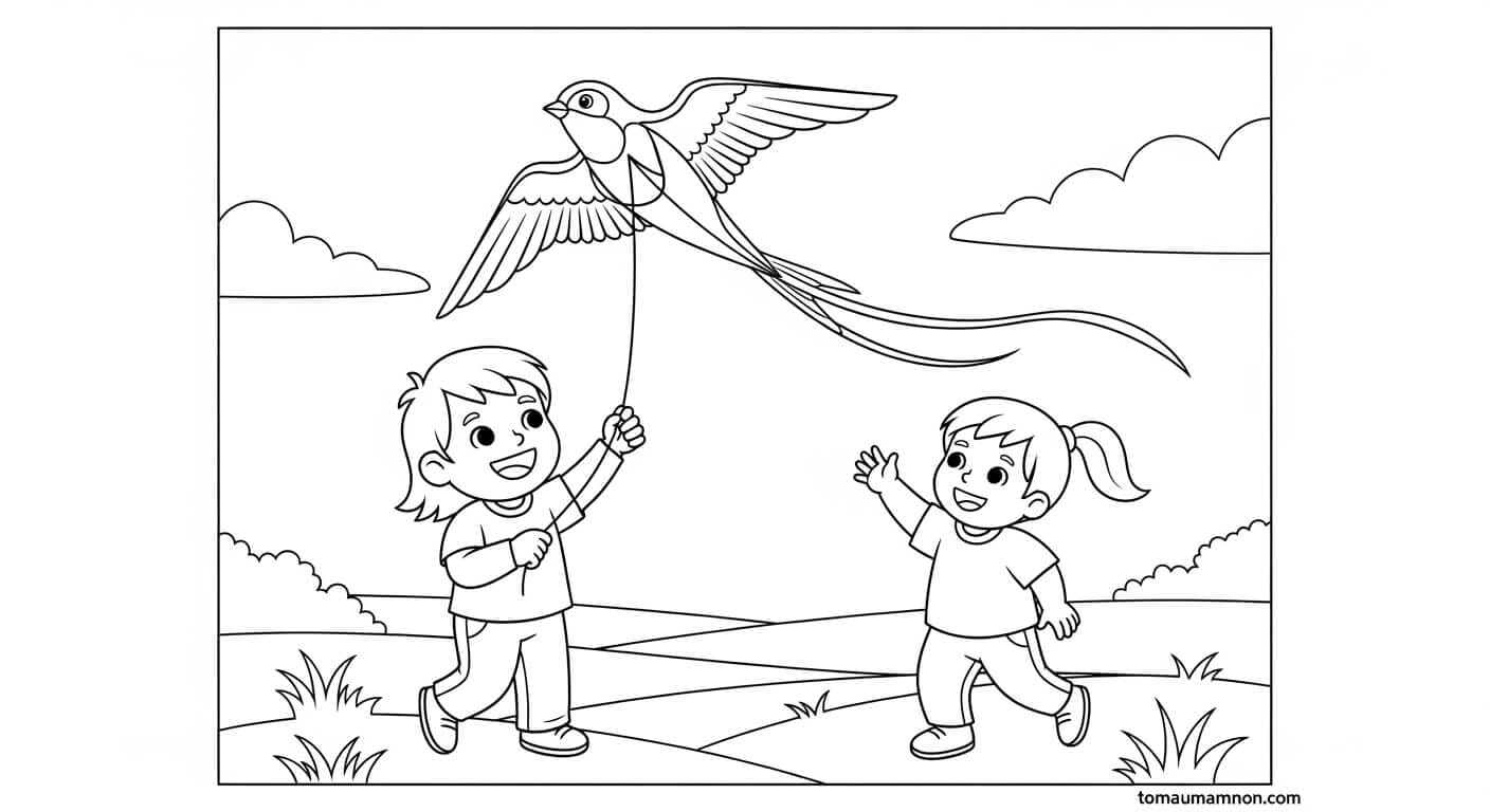 Tranh Mùa Xuân Đàn chim bay về tổ