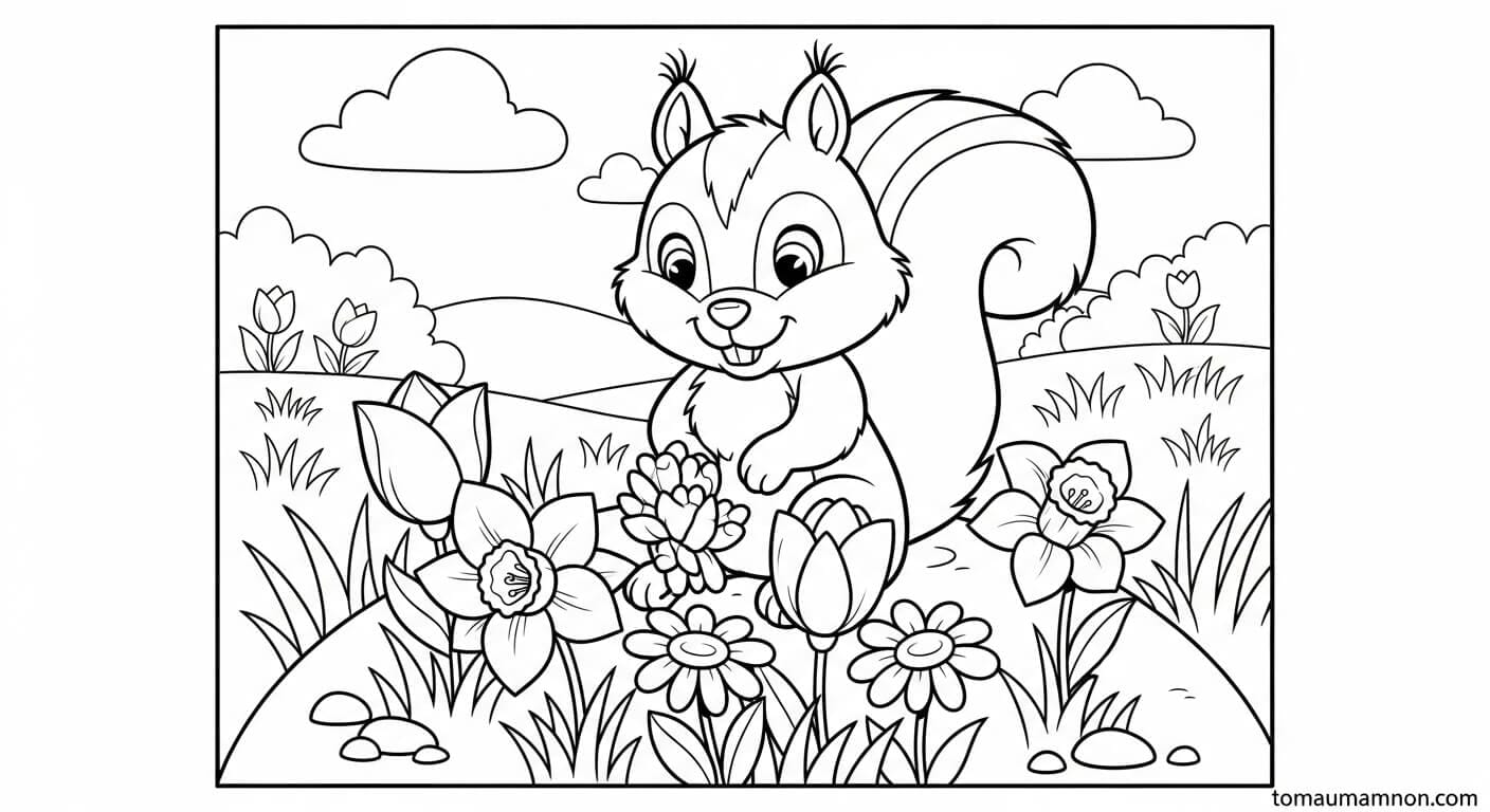 Tranh Mùa Xuân Trời xanh mây trắng