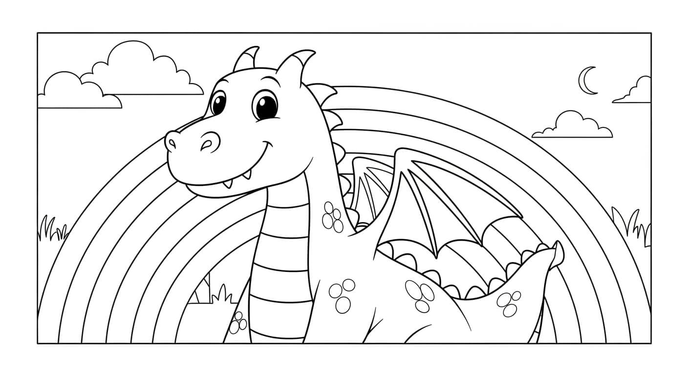 Tranh Rồng Rồng phun lửa