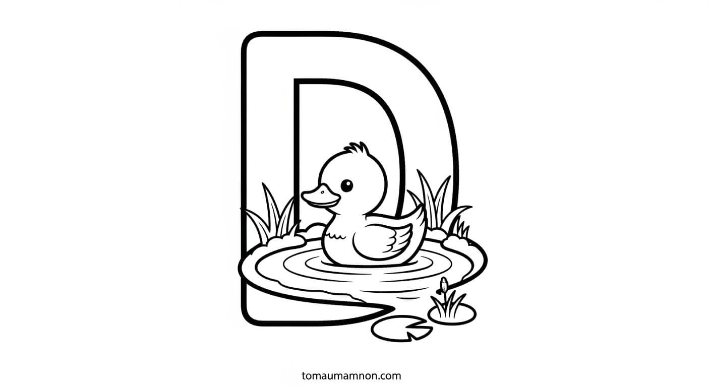 Tranh chữ C sinh động