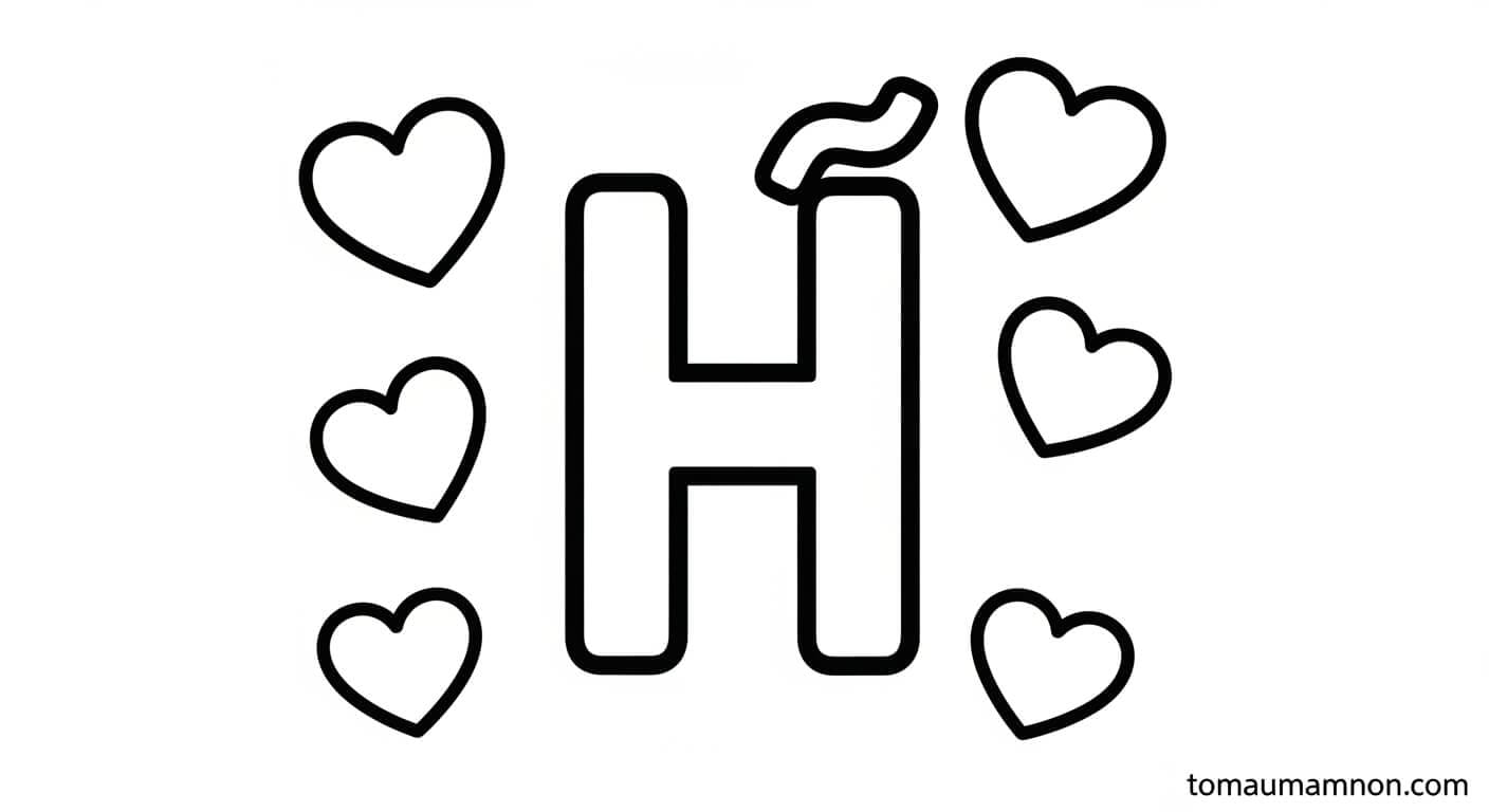 Vui vẻ khi tô chữ F