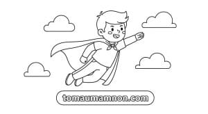 tranh to mau be trai be gai 1