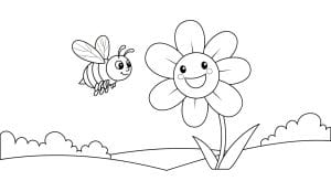 tranh to mau bong hoa 6 canh 1