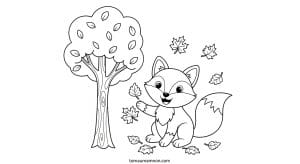 tranh to mau cac con vat song trong rung 1