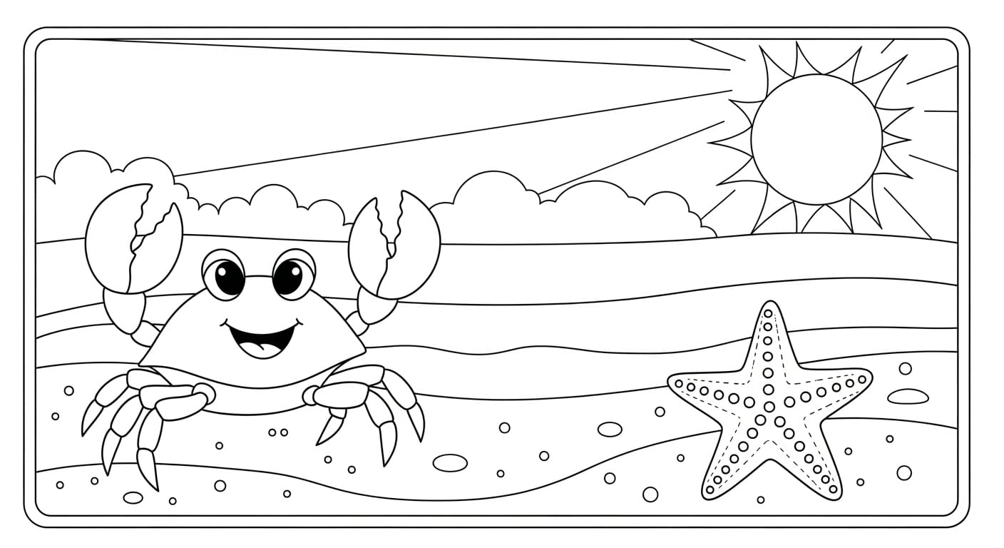 Tranh Tô Màu Các Mùa Trong Năm Khung cảnh mùa thu