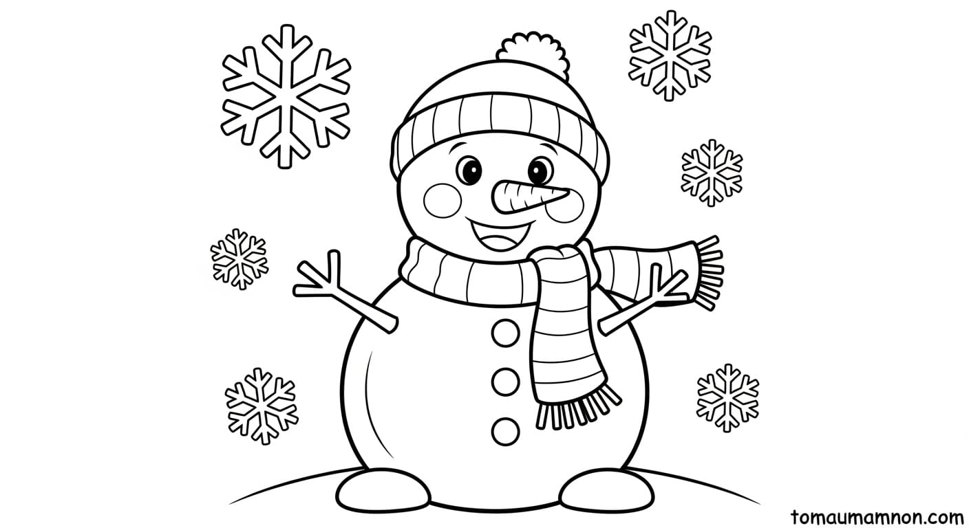 Tranh Tô Màu Các Mùa Trong Năm Quả chín mùa thu