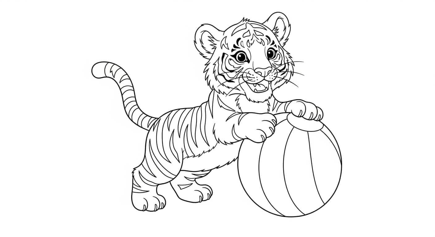 Con hổ đang đi dạo