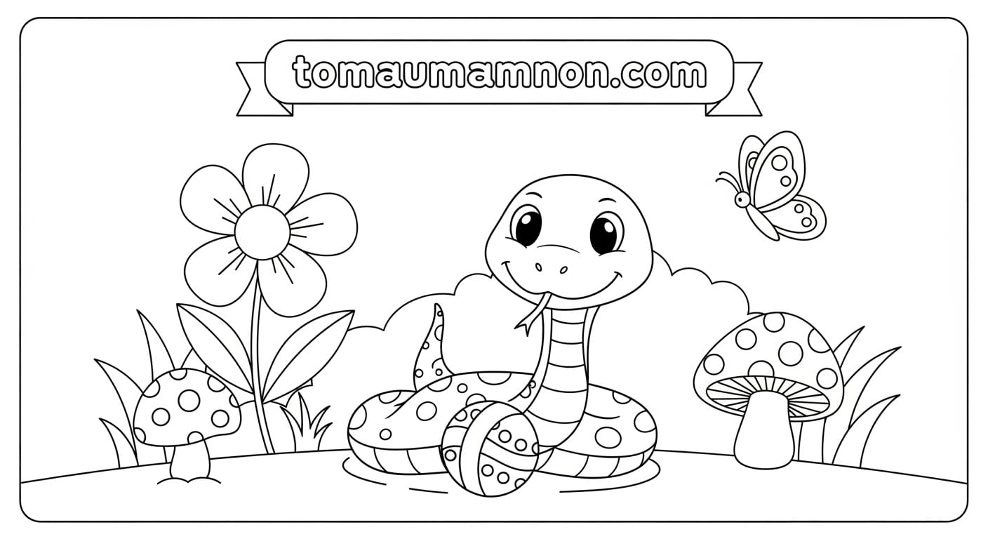 Con rắn uốn khúc