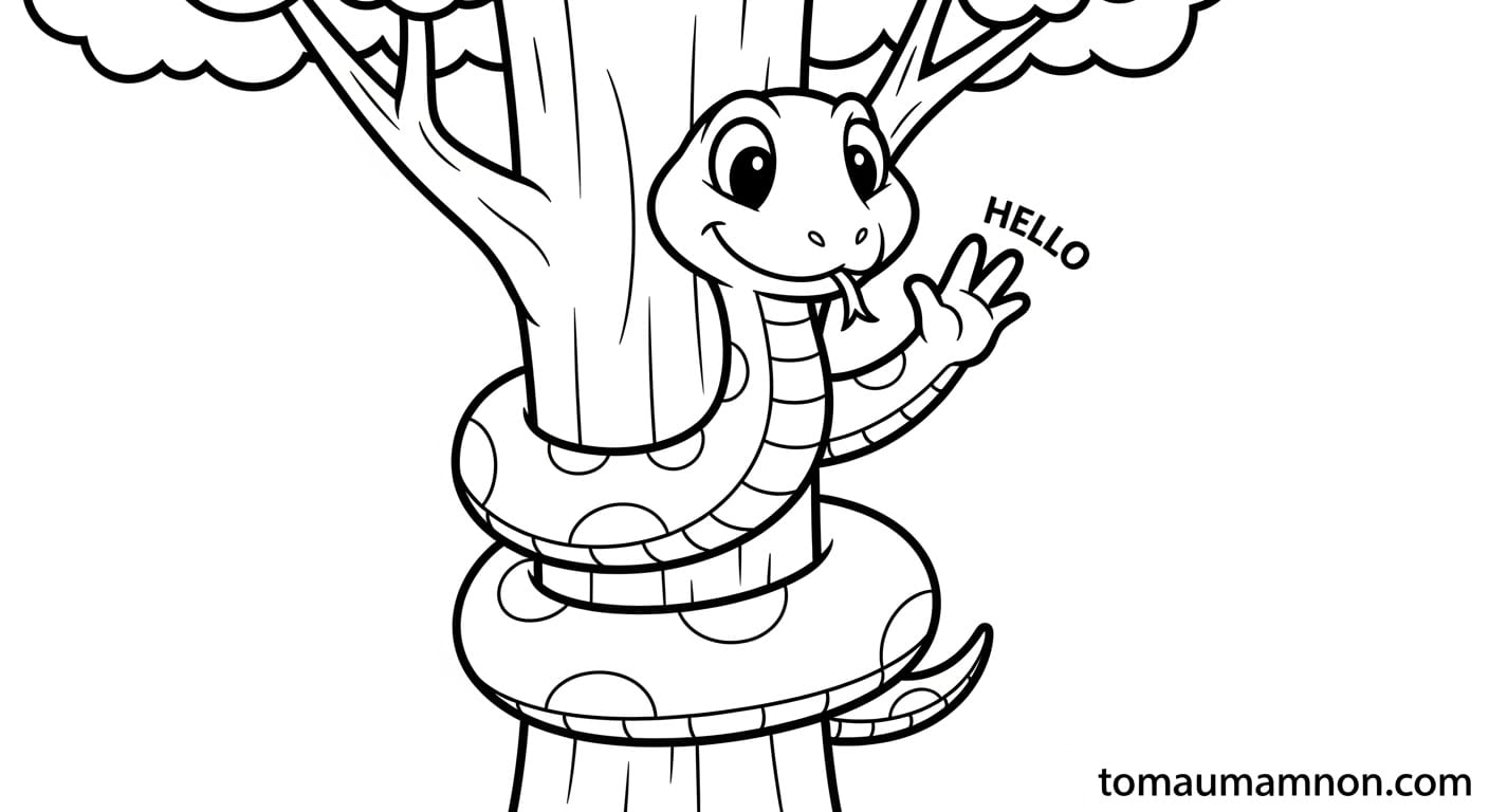 Con rắn hoạt hình