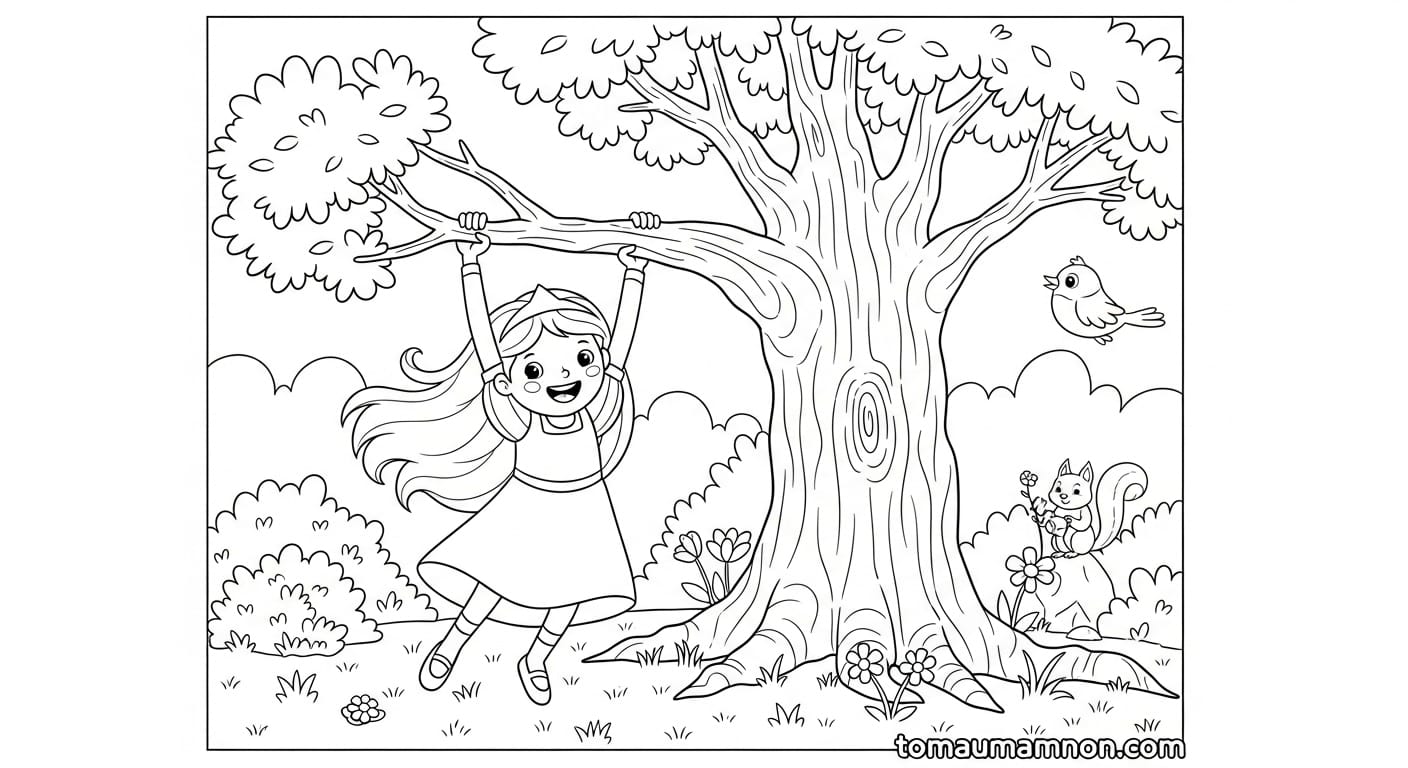 Tranh Tô Màu Công Chúa Tóc Mây tranh công chúa tóc mây 5