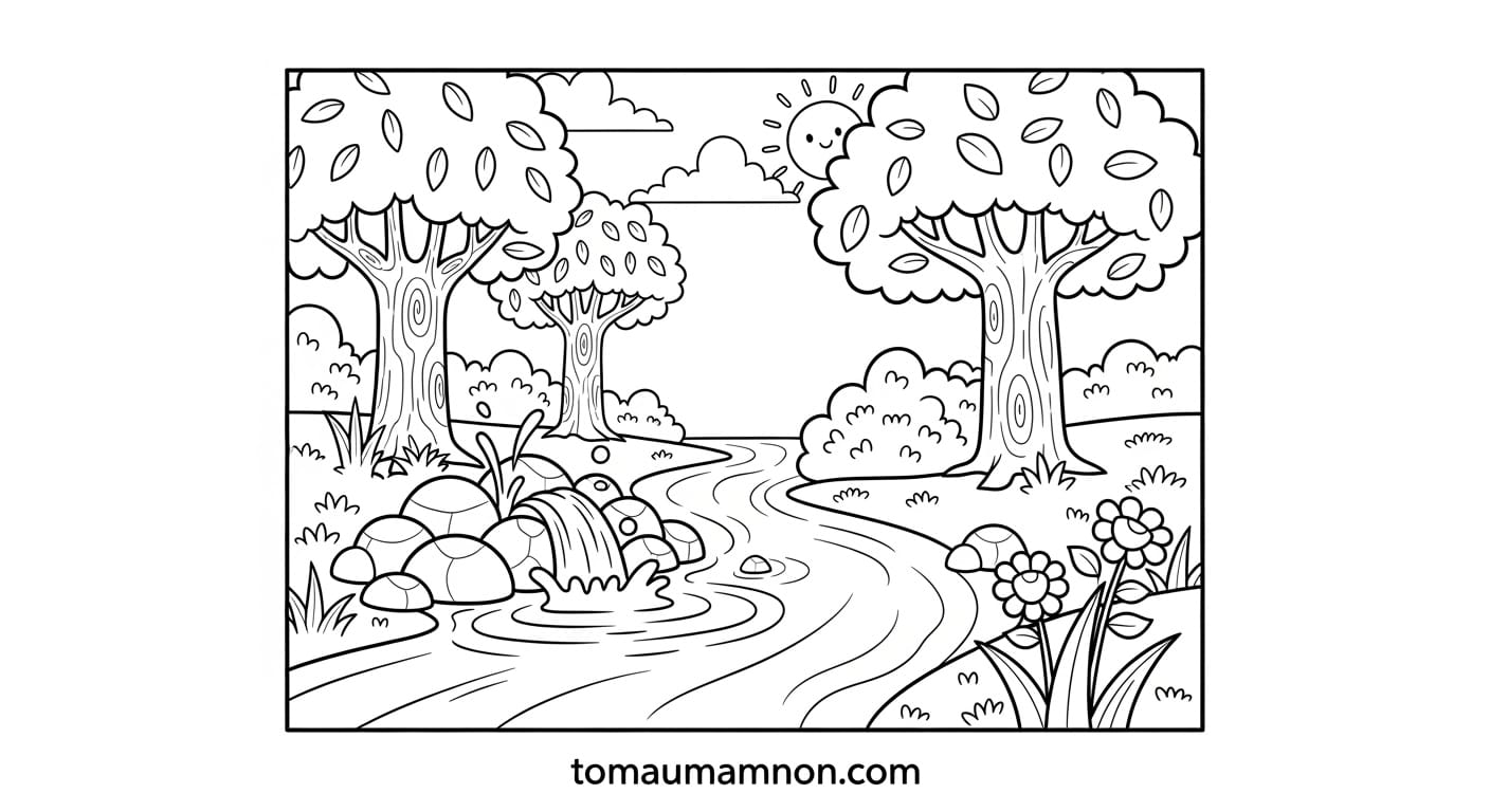 Hoàng hôn trên núi