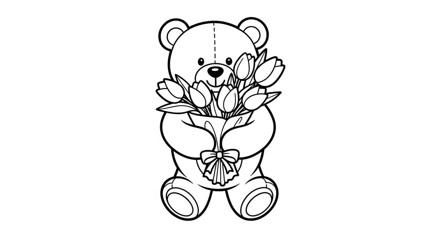 hoa tulip trong gió