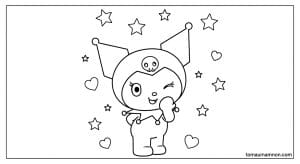 tranh to mau kuromi 1