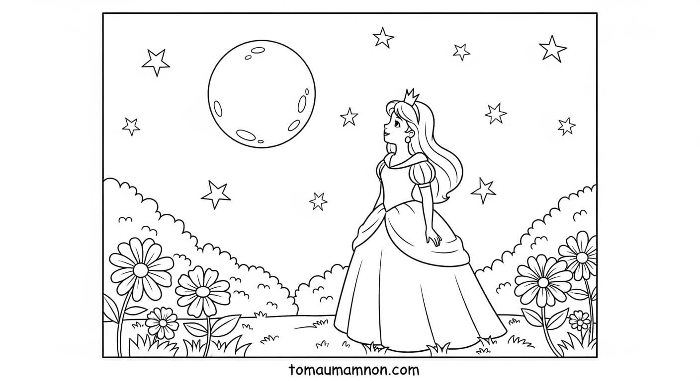 trăng khuyết đang tỏa sáng