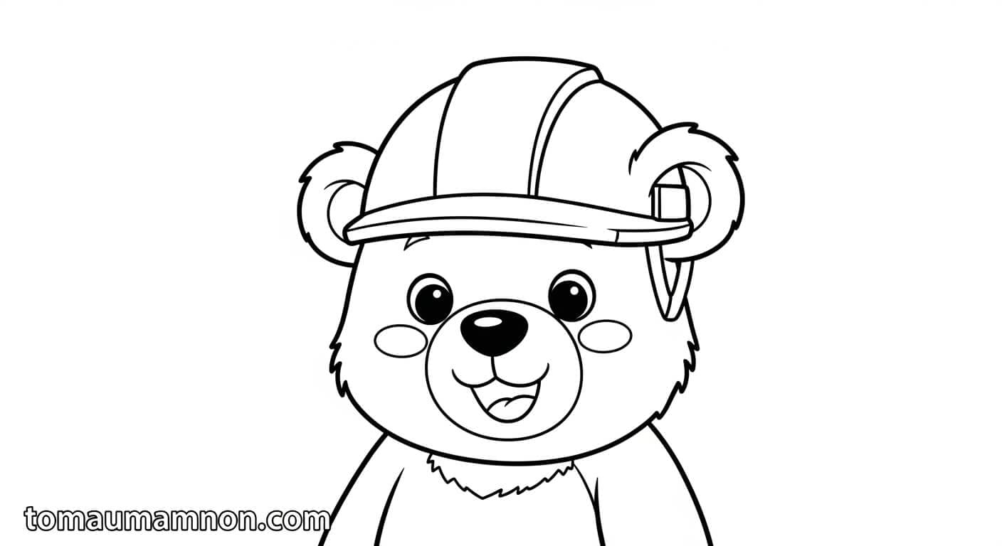 Tranh Tô Màu Mũ Bảo Hiểm Mũ dành cho trẻ em