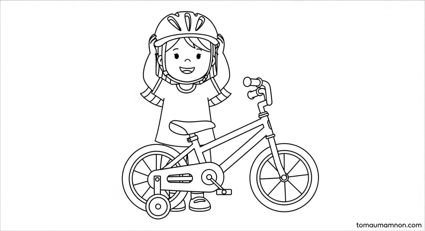 Tranh Tô Màu Mũ Bảo Hiểm Mũ thể thao