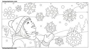 tranh to mau mua dong 1