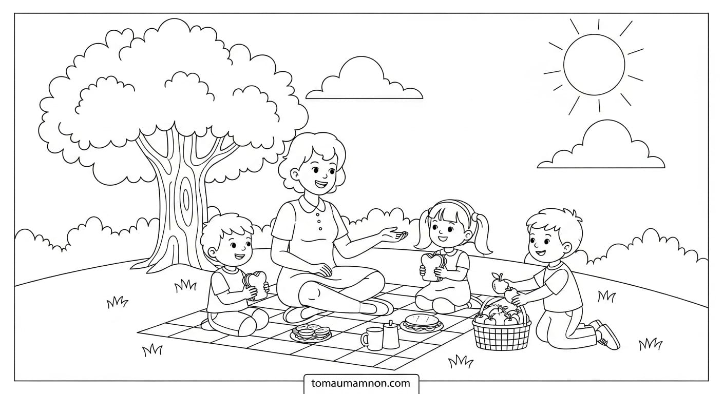 Tranh Tô Màu Ngày 20/11 tranh bông hoa tặng thầy