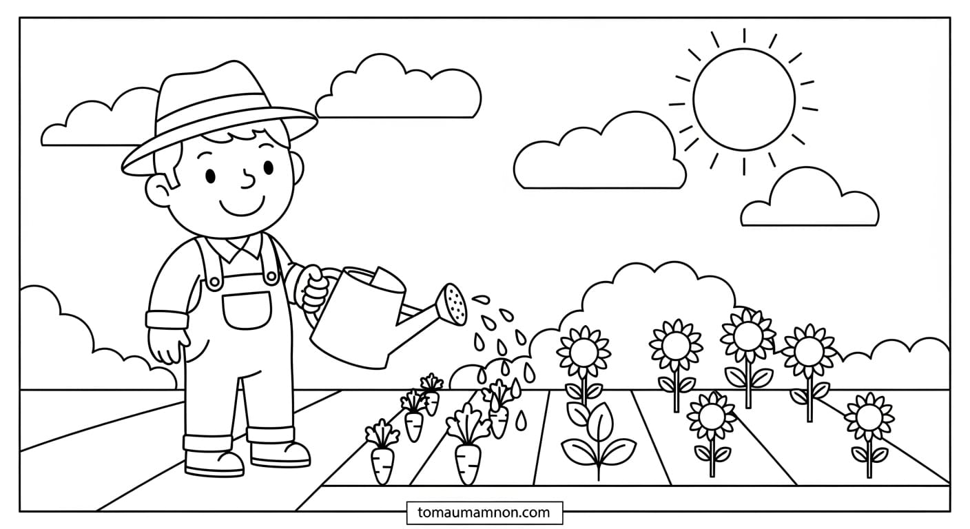 Nông dân cày ruộng