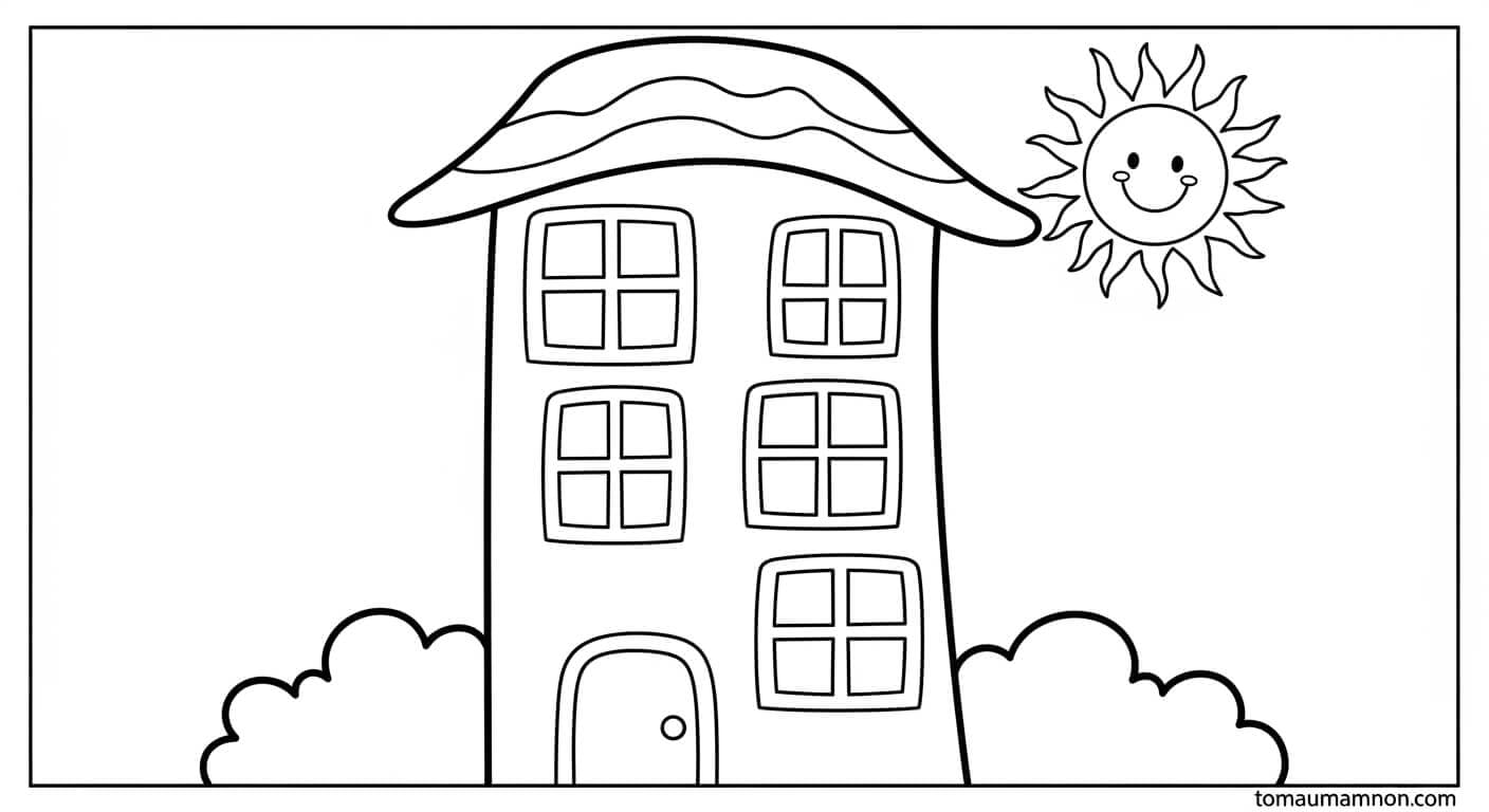 Ngôi nhà hai tầng hiện đại