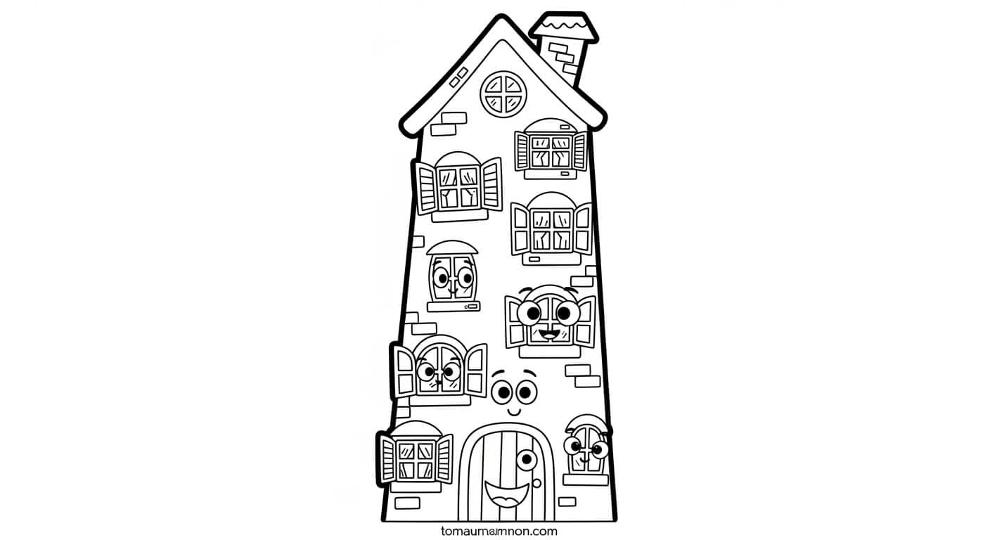 Ngôi nhà cao tầng đơn giản