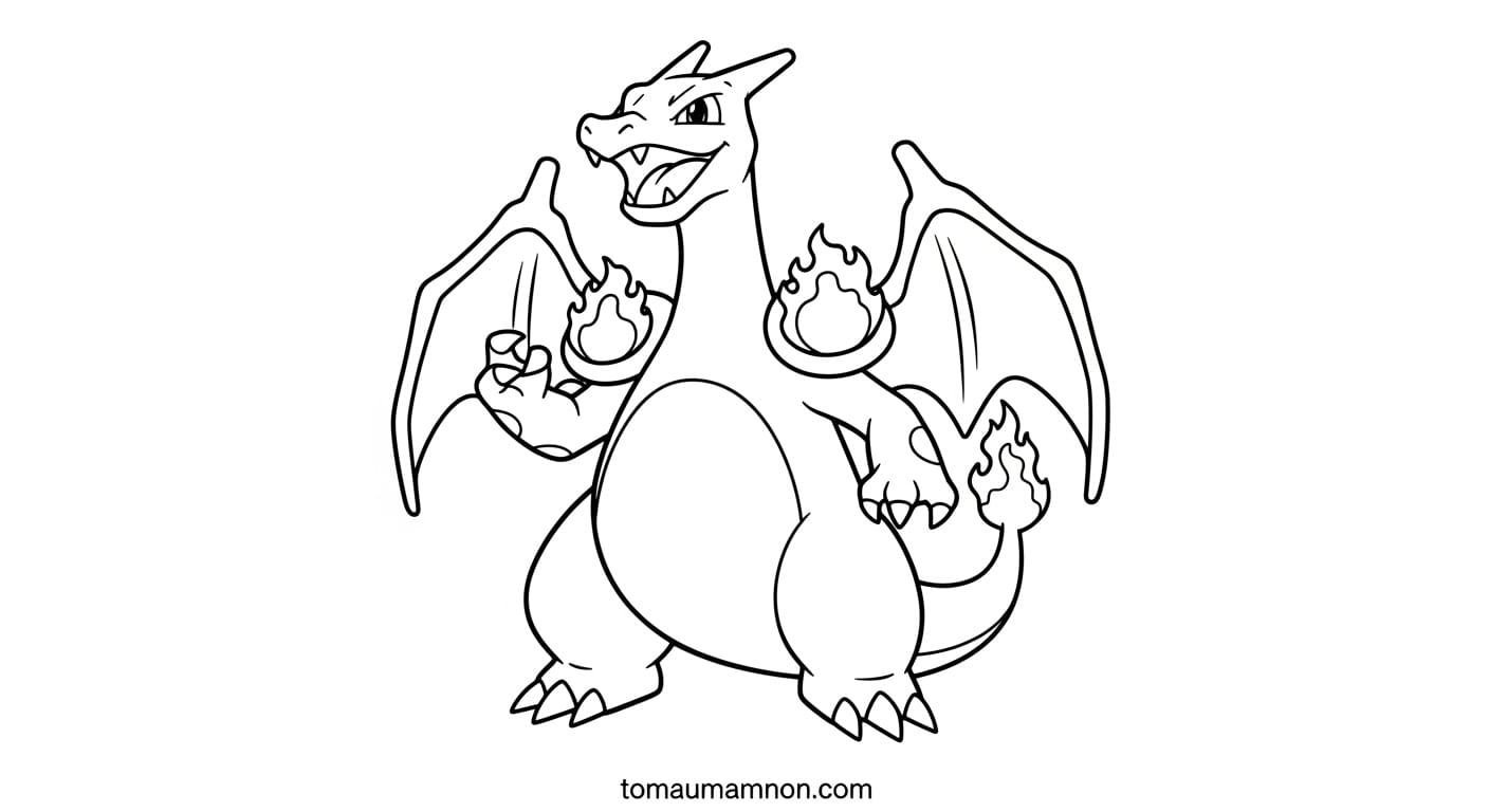 Tranh Tô Màu Pokemon Eevee