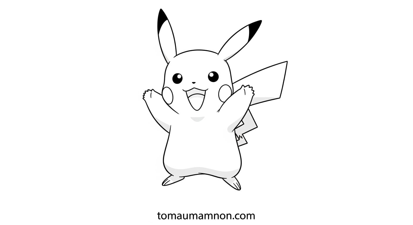 Tranh Tô Màu Pokemon Charizard