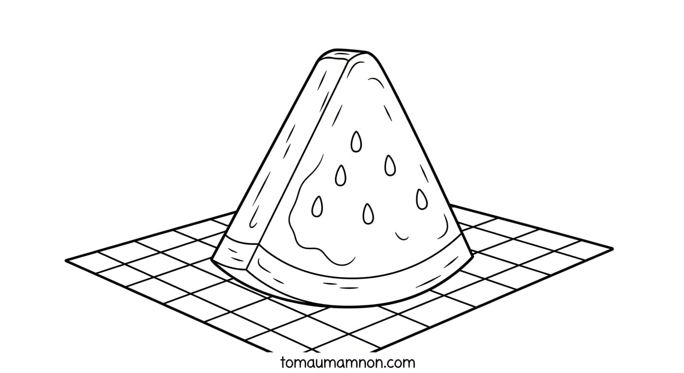 Tranh Tô Màu Quả Hình ảnh quả dứa và dụng cụ tô màu