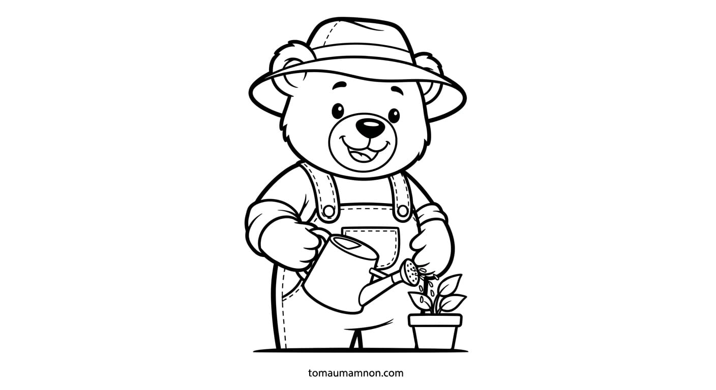 Tranh Tô Màu Quần Áo mũ xinh