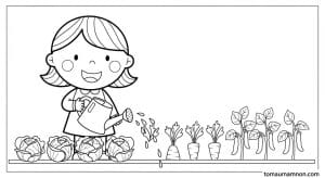 tranh to mau rau cu qua 1