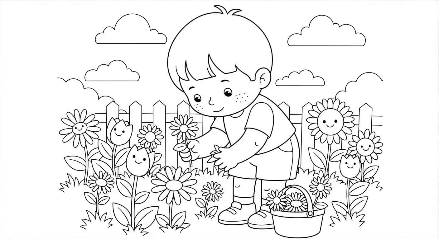 Tranh Tô Màu Tặng Hoa Cô Giáo Tranh hoa hồng dành tặng cô