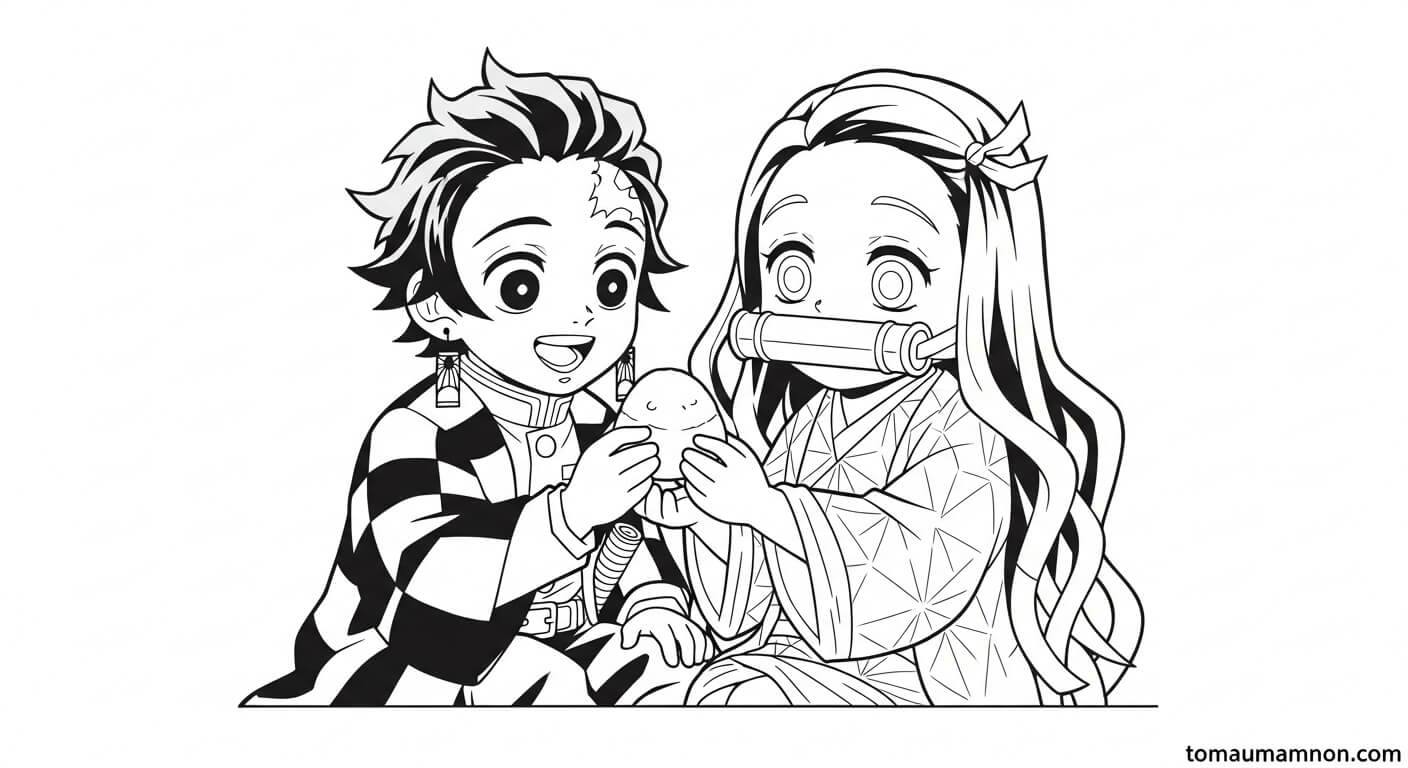 Tanjiro cười tươi