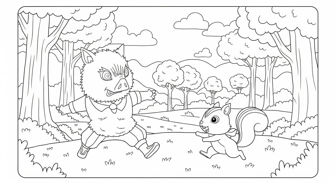 Tanjiro chạy nhanh